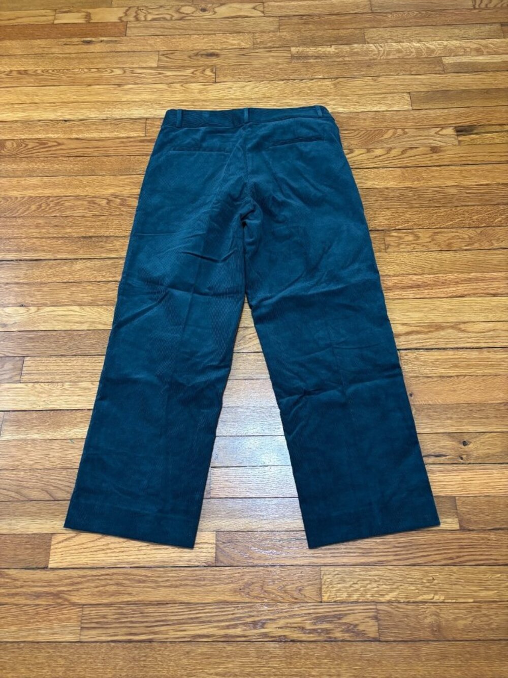 Banana Republic Womens Straight Trouser Pants Size 10 Green Flat Front Corduroy - Picture 5 of 5